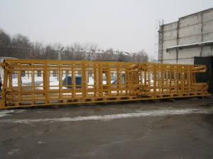 Железнодорожный контейнер для перевозки железобетонных плит
