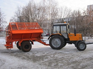 Прицепной пескосолераспределитель ПП-1